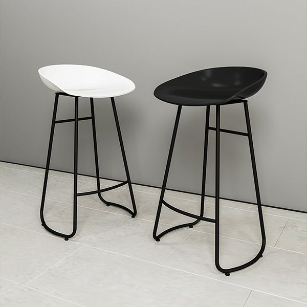 Industrial Counter Stool with Bucket Plastic Bar Stools for Bristol