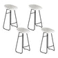 Industrial Counter Stool with Bucket Plastic Bar Stools for Bristol