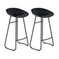 Industrial Counter Stool with Bucket Plastic Bar Stools for Bristol