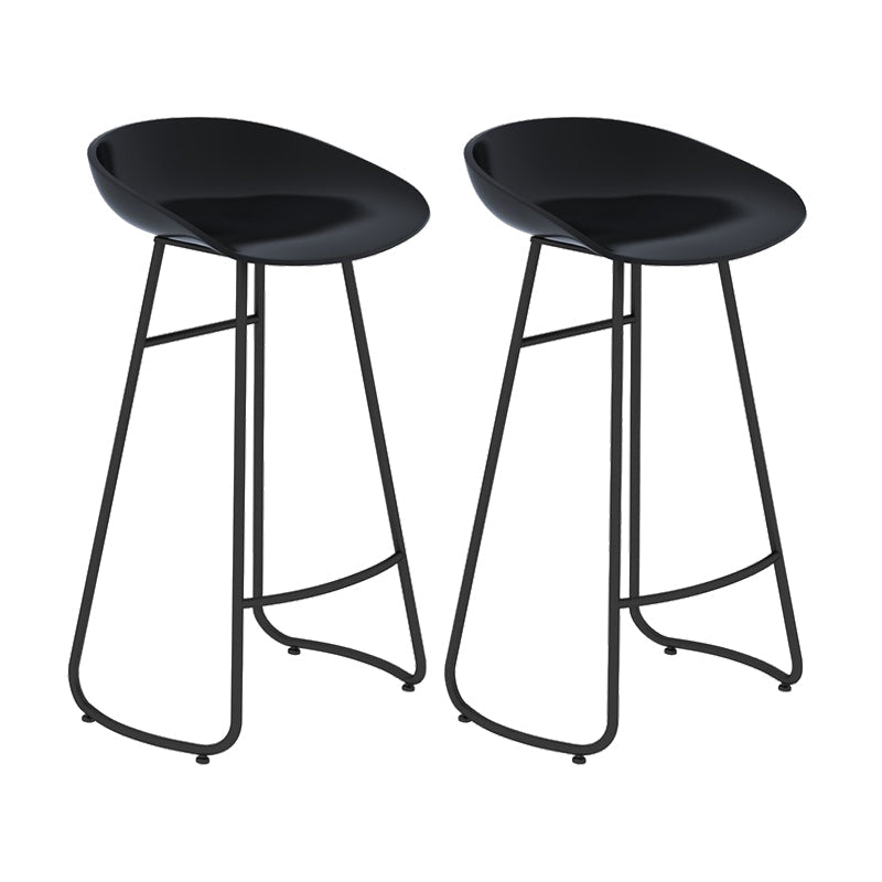 Industrial Counter Stool with Bucket Plastic Bar Stools for Bristol