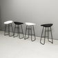 Industrial Counter Stool with Bucket Plastic Bar Stools for Bristol