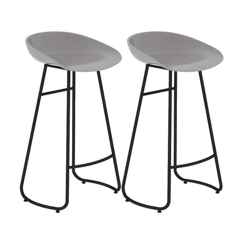 Industrial Counter Stool with Bucket Plastic Bar Stools for Bristol