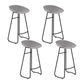 Industrial Counter Stool with Bucket Plastic Bar Stools for Bristol