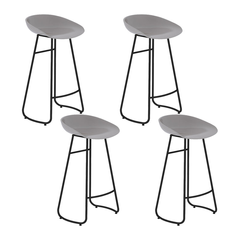Industrial Counter Stool with Bucket Plastic Bar Stools for Bristol