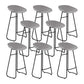Industrial Counter Stool with Bucket Plastic Bar Stools for Bristol