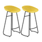 Industrial Counter Stool with Bucket Plastic Bar Stools for Bristol