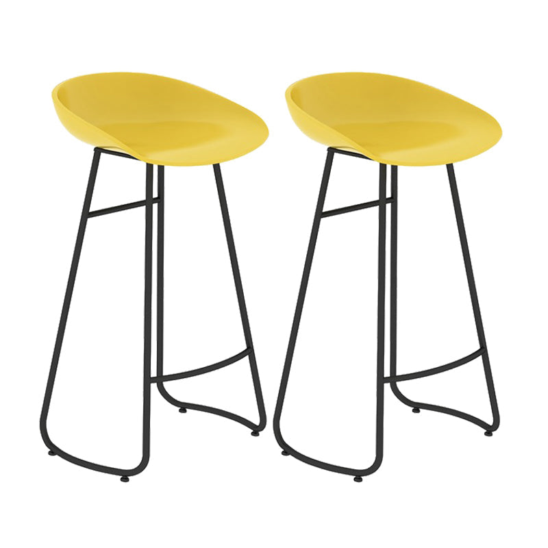 Industrial Counter Stool with Bucket Plastic Bar Stools for Bristol