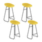 Industrial Counter Stool with Bucket Plastic Bar Stools for Bristol