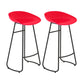 Industrial Counter Stool with Bucket Plastic Bar Stools for Bristol