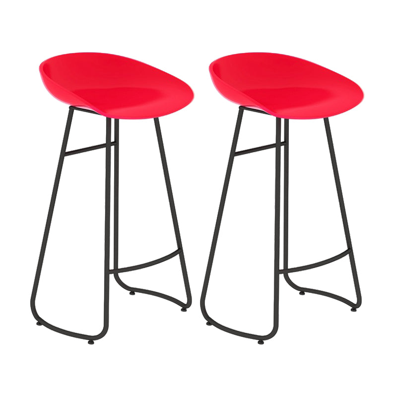 Industrial Counter Stool with Bucket Plastic Bar Stools for Bristol
