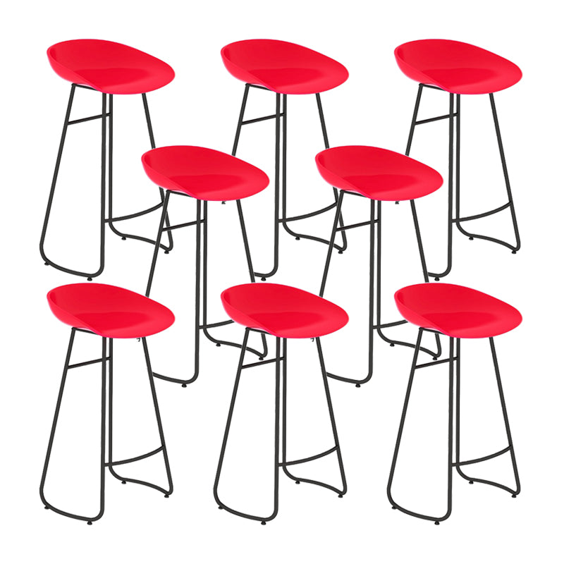 Industrial Counter Stool with Bucket Plastic Bar Stools for Bristol
