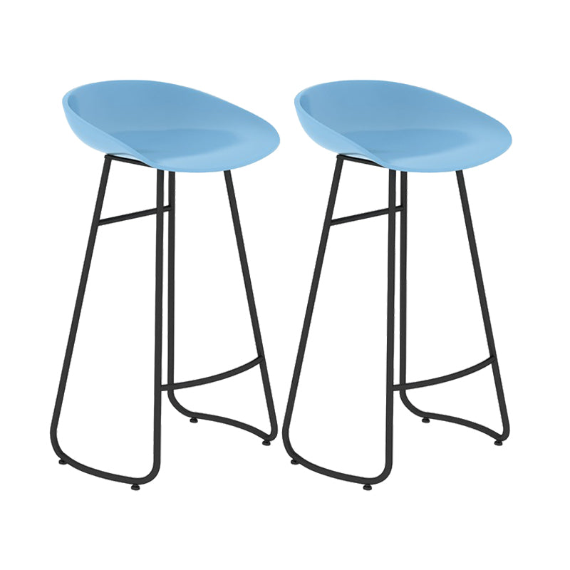 Industrial Counter Stool with Bucket Plastic Bar Stools for Bristol