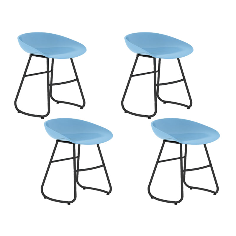 Industrial Counter Stool with Bucket Plastic Bar Stools for Bristol