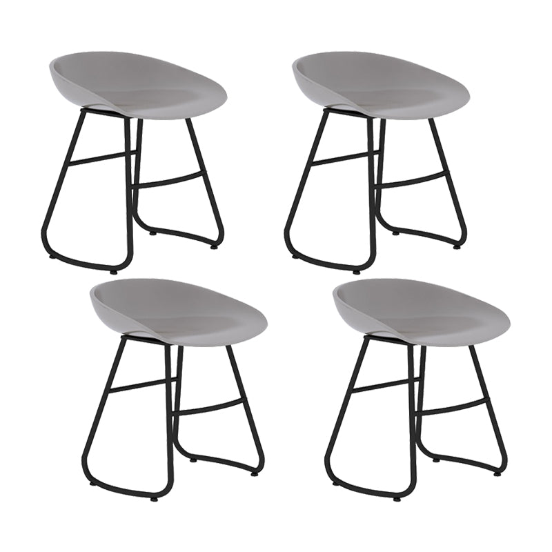 Industrial Counter Stool with Bucket Plastic Bar Stools for Bristol