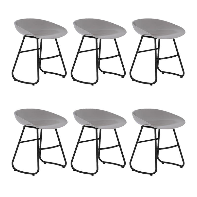 Industrial Counter Stool with Bucket Plastic Bar Stools for Bristol