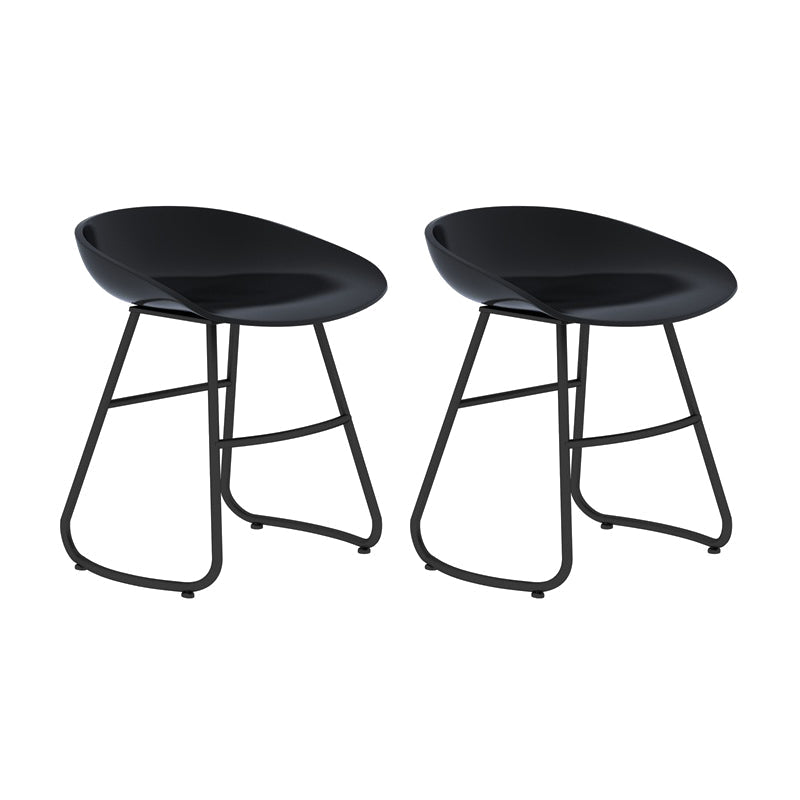 Industrial Counter Stool with Bucket Plastic Bar Stools for Bristol