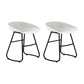 Industrial Counter Stool with Bucket Plastic Bar Stools for Bristol