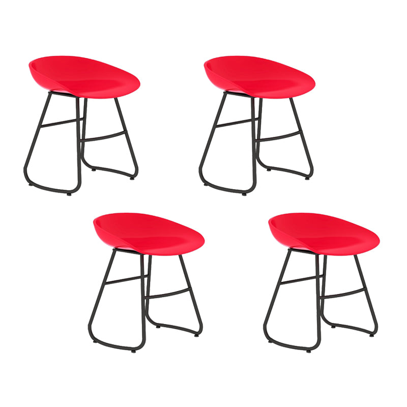 Industrial Counter Stool with Bucket Plastic Bar Stools for Bristol
