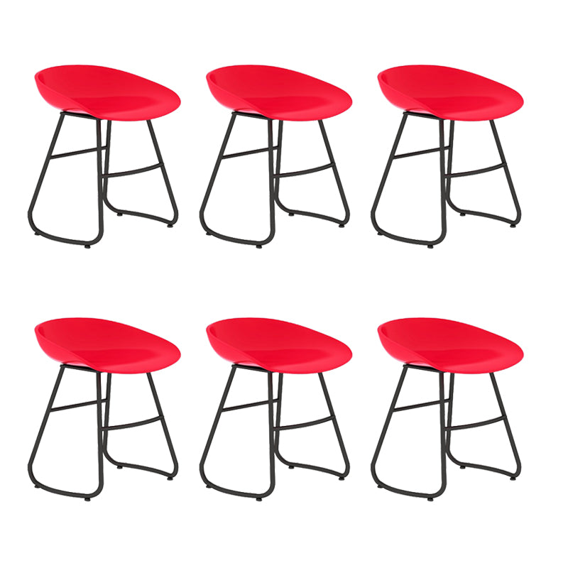 Industrial Counter Stool with Bucket Plastic Bar Stools for Bristol