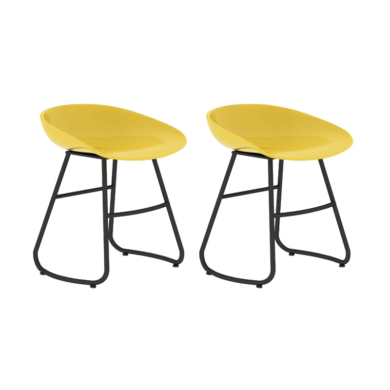 Industrial Counter Stool with Bucket Plastic Bar Stools for Bristol