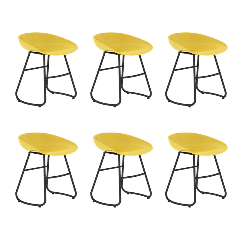 Industrial Counter Stool with Bucket Plastic Bar Stools for Bristol