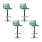 Modern Backrest Armless Counter Stool Iron Cafe Bar Stool with Plastic Cushion