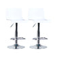 Modern Backrest Armless Counter Stool Iron Cafe Bar Stool with Plastic Cushion