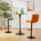 Industrial Backrest Armless Counter Stool Adjustable Cafe Bar Stool with Cushion