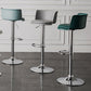 Industrial Backrest Armless Counter Stool Iron Cafe Bar Stool with Adjustable Cushion Clearhalo 'Bar Furniture' 'Bar Stools' 'bar_stools' 'furn' 'furn_bar_stools' 'Furniture' 'Kitchen & Dining Furniture' 6185513