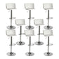Industrial Backrest Armless Counter Stool Iron Cafe Bar Stool with Adjustable Cushion White 8 Piece Set Clearhalo 'Bar Furniture' 'Bar Stools' 'bar_stools' 'furn' 'furn_bar_stools' 'Furniture' 'Kitchen & Dining Furniture' 6185523