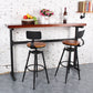 Industrial Rotatable Armless Counter Stool Iron Bar Stool with Pedal Clearhalo 'Bar Furniture' 'Bar Stools' 'bar_stools' 'furn' 'furn_bar_stools' 'Furniture' 'Kitchen & Dining Furniture' 6185695