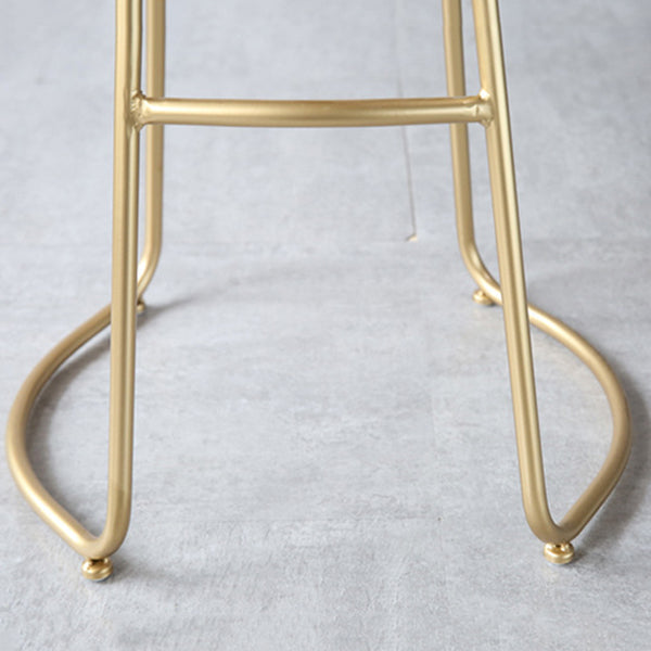 Nordic Style Bar-stool Bucket Counter Bar Stool with Metal Legs Clearhalo 'Bar Furniture' 'Bar Stools' 'bar_stools' 'furn' 'furn_bar_stools' 'Furniture' 'Kitchen & Dining Furniture' 6185740