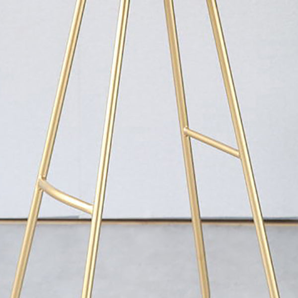Nordic Style Bar-stool Bucket Counter Bar Stool with Metal Legs Clearhalo 'Bar Furniture' 'Bar Stools' 'bar_stools' 'furn' 'furn_bar_stools' 'Furniture' 'Kitchen & Dining Furniture' 6185742