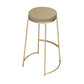 Modern Style Bar-stool Round Seat Counter Bar Stool with Metal Legs Clearhalo 'Bar Furniture' 'Bar Stools' 'bar_stools' 'furn' 'furn_bar_stools' 'Furniture' 'Kitchen & Dining Furniture' 6185757