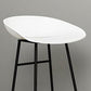 Modern Backrest Armless Counter Stool Iron Cafe Bar Stool with  Acrylic Seat