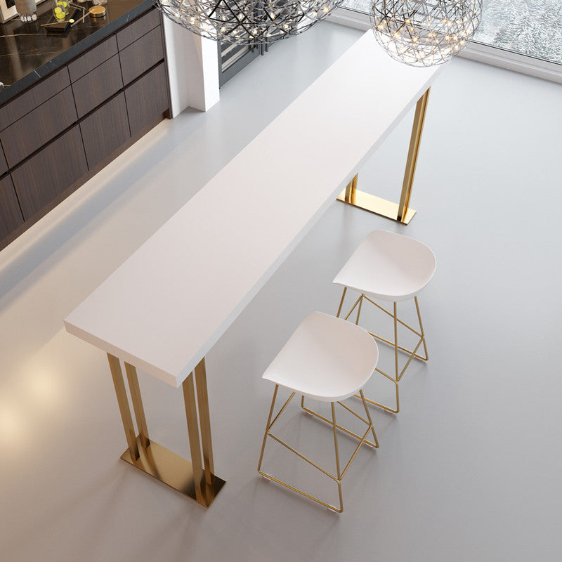 Taburete de bar sin brazos de metal de estilo contemporáneo, taburete de bar de cuero PU para cocina