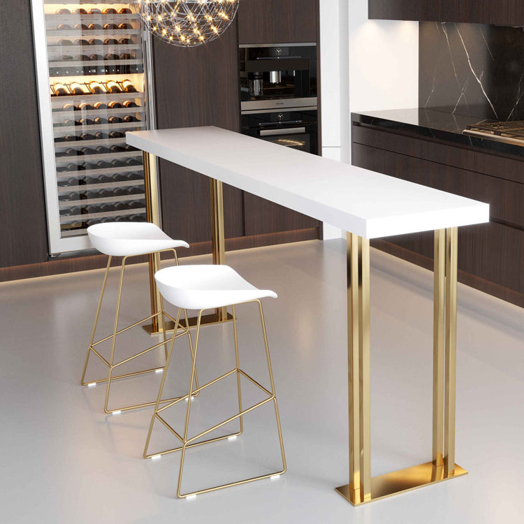 Taburete de bar sin brazos de metal de estilo contemporáneo, taburete de bar de cuero PU para cocina