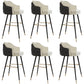 Tabouret de comptoir de dossier d'accoudoir moderne tabouret de Bar de café en fer avec coussin et pédale