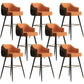 Tabouret de comptoir de dossier d'accoudoir moderne tabouret de Bar de café en fer avec coussin et pédale