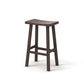 Industrial Armless Counter High Stool Solid Wood Backless Bistro Pub Stool with 4 Legs Walnut 1 Piece Clearhalo 'Bar Furniture' 'Bar Stools' 'bar_stools' 'furn' 'furn_bar_stools' 'Furniture' 'Kitchen & Dining Furniture' 6186064