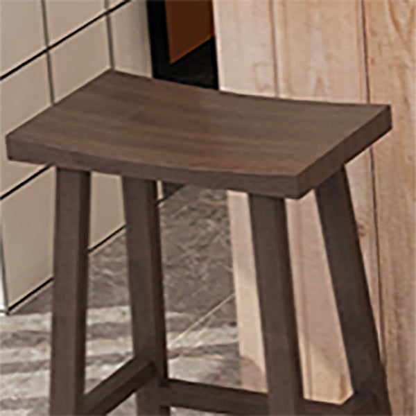Industrial Armless Counter High Stool Solid Wood Backless Bistro Pub Stool with 4 Legs Clearhalo 'Bar Furniture' 'Bar Stools' 'bar_stools' 'furn' 'furn_bar_stools' 'Furniture' 'Kitchen & Dining Furniture' 6186071