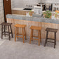 Industrial Armless Counter High Stool Solid Wood Backless Bistro Pub Stool with 4 Legs Clearhalo 'Bar Furniture' 'Bar Stools' 'bar_stools' 'furn' 'furn_bar_stools' 'Furniture' 'Kitchen & Dining Furniture' 6186075