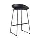 Metal Bar Stool Modern Style Low Back Armless Counter Stool for Home Use