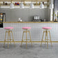 Industrial Armless Liftable Counter Stool Iron Cafe Bar Stool with Pedal
