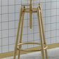 Industrial Armless Liftable Counter Stool Iron Cafe Bar Stool with Pedal