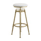 Industrial Armless Liftable Counter Stool Iron Cafe Bar Stool with Pedal