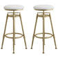 Industrial Armless Liftable Counter Stool Iron Cafe Bar Stool with Pedal