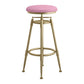 Industrial Armless Liftable Counter Stool Iron Cafe Bar Stool with Pedal