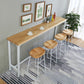 Contemporary Wood Seat Bar Stool Metal Bar Stool for Home Use Clearhalo 'Bar Furniture' 'Bar Stools' 'bar_stools' 'furn' 'furn_bar_stools' 'Furniture' 'Kitchen & Dining Furniture' 6186155