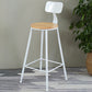 Contemporary Wood Seat Bar Stool Metal Bar Stool for Home Use Clearhalo 'Bar Furniture' 'Bar Stools' 'bar_stools' 'furn' 'furn_bar_stools' 'Furniture' 'Kitchen & Dining Furniture' 6186165